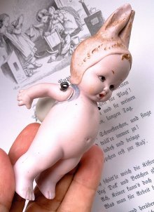 他の写真2: うさぎ耳の子ども　アンティークのオールビスクドール
