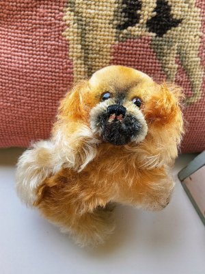 画像2: ペキニーズ　シュタイフ　ヴィンテージドッグ　