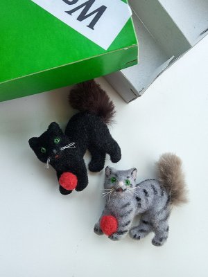 画像3: 小さな黒猫さん　ヴィンテージ　WAGNER　旧西ドイツ　KUNSTLERSCHUTZ