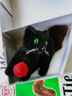 画像5: 小さな黒猫さん　ヴィンテージ　WAGNER　旧西ドイツ　KUNSTLERSCHUTZ