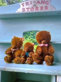 ３匹のクマ　 ヴィンテージ　テディベア　ドイツのこぐま