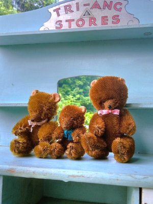 画像1: ３匹のクマ　 ヴィンテージ　テディベア　ドイツのこぐま