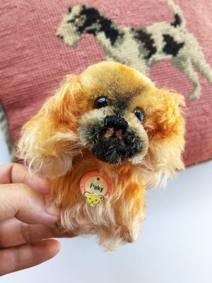 画像2: ペキニーズ　シュタイフ　ヴィンテージドッグ　