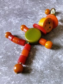 他の写真1: ベークライト　ドール　TYKIY TOY　バタースカッチ 　キャラメル色