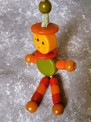 画像5: ベークライト　ドール　TYKIY TOY　バタースカッチ 　キャラメル色