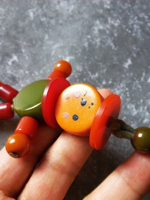 画像2: ベークライト　ドール　TYKIY TOY　バタースカッチ 　キャラメル色