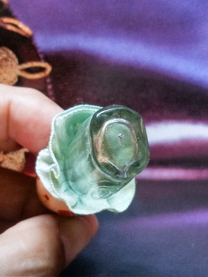 画像4: 女の子の形をした小さなボトル　香水瓶　７ｃｍ　グリーンカラー