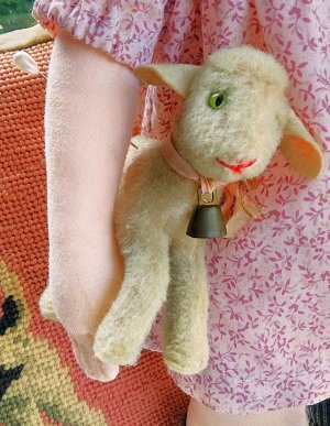 画像2: 緑の目をした子羊　LAMBY　シュタイフ　１０ｃｍ