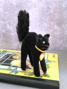 他の写真1: 目が点になってる黒猫さん　ブラック　トムキャット　小さいベルベット猫　シュタイフ