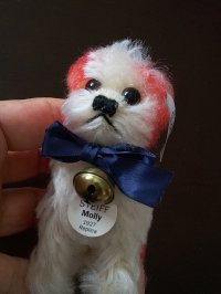 子犬のモリー　MOLLY　小さいサイズ１０ｃｍ　シュタイフ　限定版　１９２７年