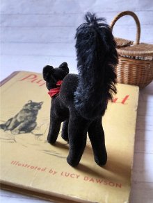 他の写真2: 目が点になってるベルベットの黒猫　トムキャット　シュタイフ　８ｃｍ