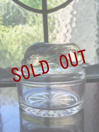 LAST ONE！ ガラスのうさぎ　蓋つき容器　フランス