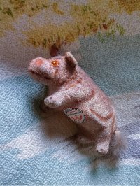 サバンナの動物　ベビーかばさん　WAGNER社　KUNSTLERSCHUTZ
