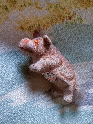 画像1: サバンナの動物　ベビーかばさん　WAGNER社　KUNSTLERSCHUTZ