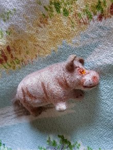 他の写真3: サバンナの動物　ベビーかばさん　WAGNER社　KUNSTLERSCHUTZ