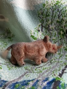 他の写真1: サバンナの動物　サイ　WAGNER社　KUNSTLERSCHUTZ