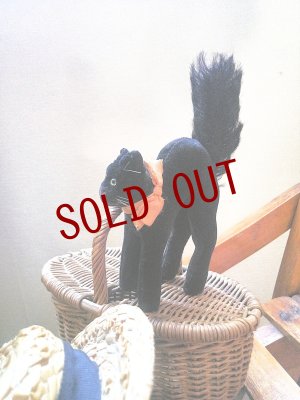 画像2: 目が点になってるベルベットの黒猫　トムキャット 　最小サイズ　シュタイフ　