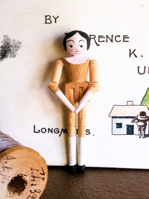 画像1: ペグドール　オランダ人形　７，５ｃｍ　from  LONDON　人形の家　
