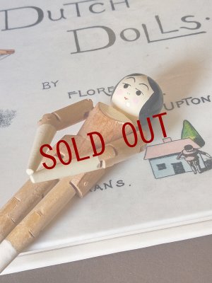 画像3: ペグドール　オランダ人形　from  LONDON　人形の家　７，８ｃｍ