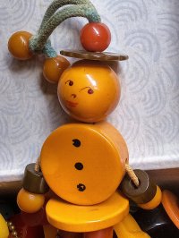 ベークライト　ドール　TYKIY TOY　バタースカッチ 　キャラメルカラー　(2)
