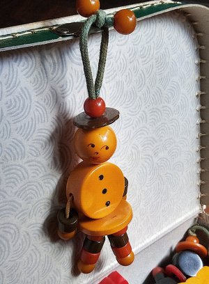 画像5: ベークライト　ドール　TYKIY TOY　バタースカッチ 　キャラメルカラー　(2)
