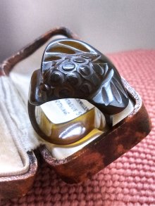 他の写真1: ベークライトリング　指輪　チョコレートカラー　