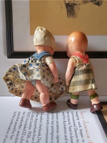 他の写真2: ドイツの子ども　ペア　セット　ヴィンテージのミニチュア　ドールハウス　人形の家