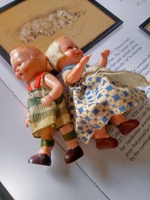 他の写真1: ドイツの子ども　ペア　セット　ヴィンテージのミニチュア　ドールハウス　人形の家