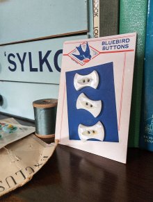 他の写真2: 貝ボタンのオリジナルカード　ヴィンテージ