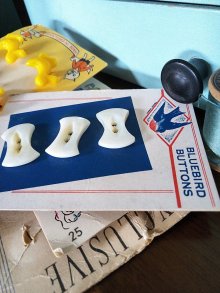 他の写真1: 貝ボタンのオリジナルカード　ヴィンテージ