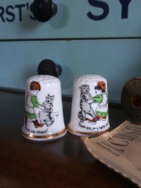 シンブル　なかよしニャンコといっしょ　ソーイングコレクション　キルト　パッチワーク