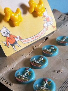 他の写真2: 泳ぎ上手のあひる　２種　チャイルドボタン　オリジナルカード　　