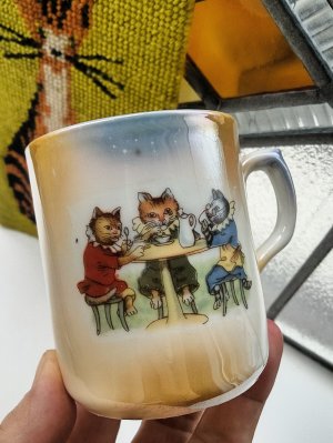 画像5: 仔猫たちのマグカップ　ジャーマンアンティーク　