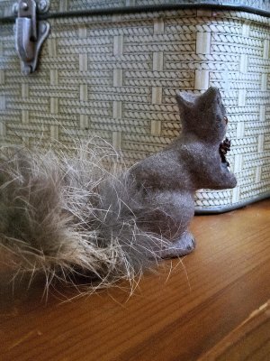 画像2: 灰色リス　ドイツ　WAGNER　ハンドメイド　Kunstlerschutz