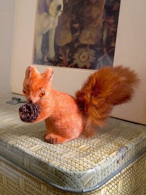 画像1: 赤毛のリス　ドイツ　WAGNER　ハンドメイド　Kunstlerschutz