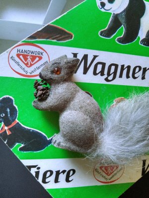 画像3: 灰色リス　ドイツ　WAGNER　ハンドメイド　Kunstlerschutz
