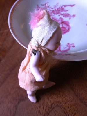 画像3: オープンマウスのベビーさん  オールビスク　６，５ｃｍ　アンティーク　 ヘルトヴィヒ　