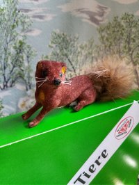 森の動物　イタチ　ワグナー　WAGNER　kunstlerschutz