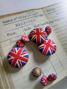 他の写真1: ユニオンジャックのくるみボタン　英国