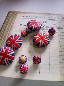 他の写真3: ユニオンジャックのくるみボタン　英国