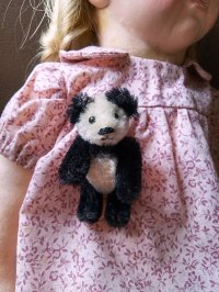 きっとあの子のお友達　ドイツのこぐま　シュコー　パンダ　 アンティーク　ミニチュア