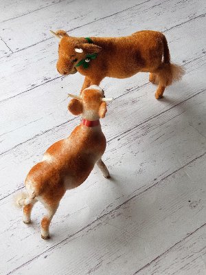 画像2: MOO MOO カントリーの牛　ワグナー　WAGNER　kunstlerschutz　ハンドメイドアニマル
