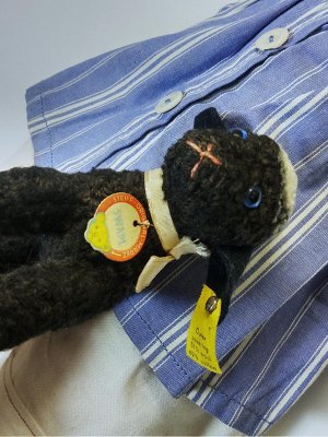 画像4: きっとあの子のお友達　２．　青い瞳の黒羊　シュタイフ 　SWAPL　ひつじ　ALL ID's