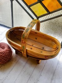 ガーデニングバスケット　園芸　収穫カゴ　サセックス トラグ