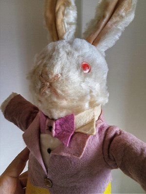 画像1: 白うさぎ　アリスの国　パンツスタイルのラビット　