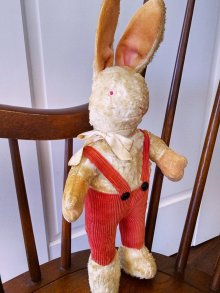 他の写真2: 赤いコーデュロイパンツのラビット　白うさぎ　