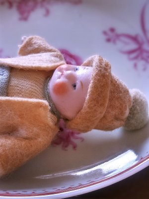 画像4: 青いパンツはいたベビーさん　ビスクドール　ヘルトヴィヒ　HERTWIG