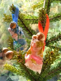 ドールオーナメント　ベビーといっしょ　アンフラー　２点セット　リバティーオブロンドン　