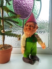 シュタイフのフエルトドール　森の住人　LUCKI　　ヴィンテージ