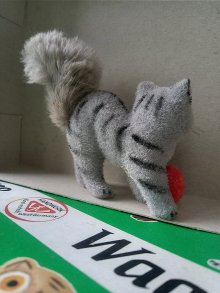 他の写真1: 小さなしま猫さん　 WAGNER 　旧西ドイツ　ヴィンテージ　KUNSTLERSCHTZ